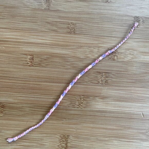 Evelina Woven Bracelet anklet trendy comfortable tie embroidery thread woven gif - Picture 3 of 3